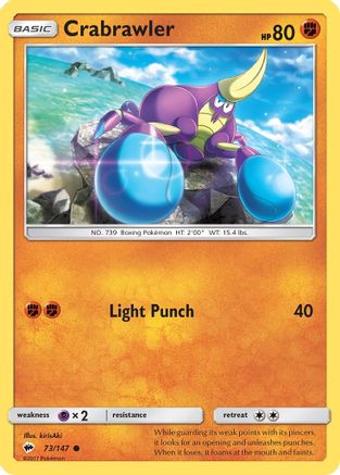 Crabrawler (BUS-073) (Reverse Holofoil)