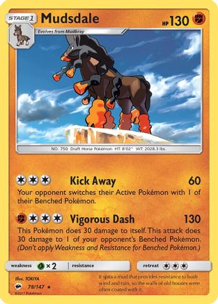 Mudsdale (BUS-078) (Reverse Holofoil)