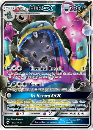 Alolan Muk GX (BUS-084) (Holofoil)