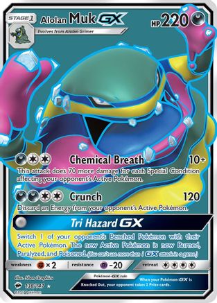 Alolan Muk GX (Full Art) (BUS-138) (Holofoil)