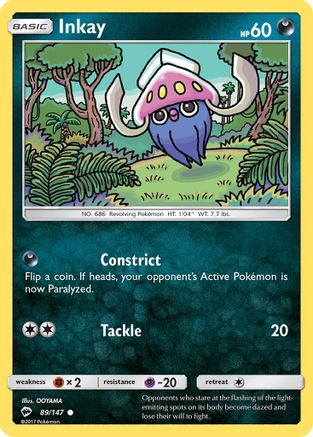 Inkay (BUS-089) (Reverse Holofoil)