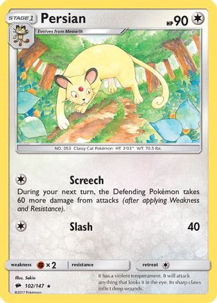 Persian (BUS-102) (Reverse Holofoil)