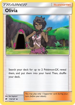 Olivia (BUS-119) (Reverse Holofoil)
