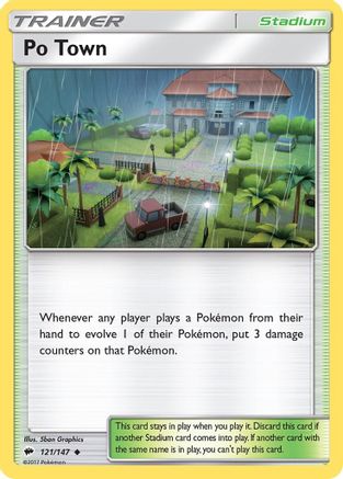 Po Town (BUS-121) (Reverse Holofoil)