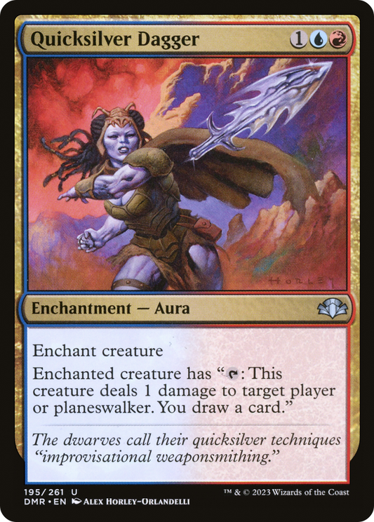 Quicksilver Dagger (DMR-195) (Foil)