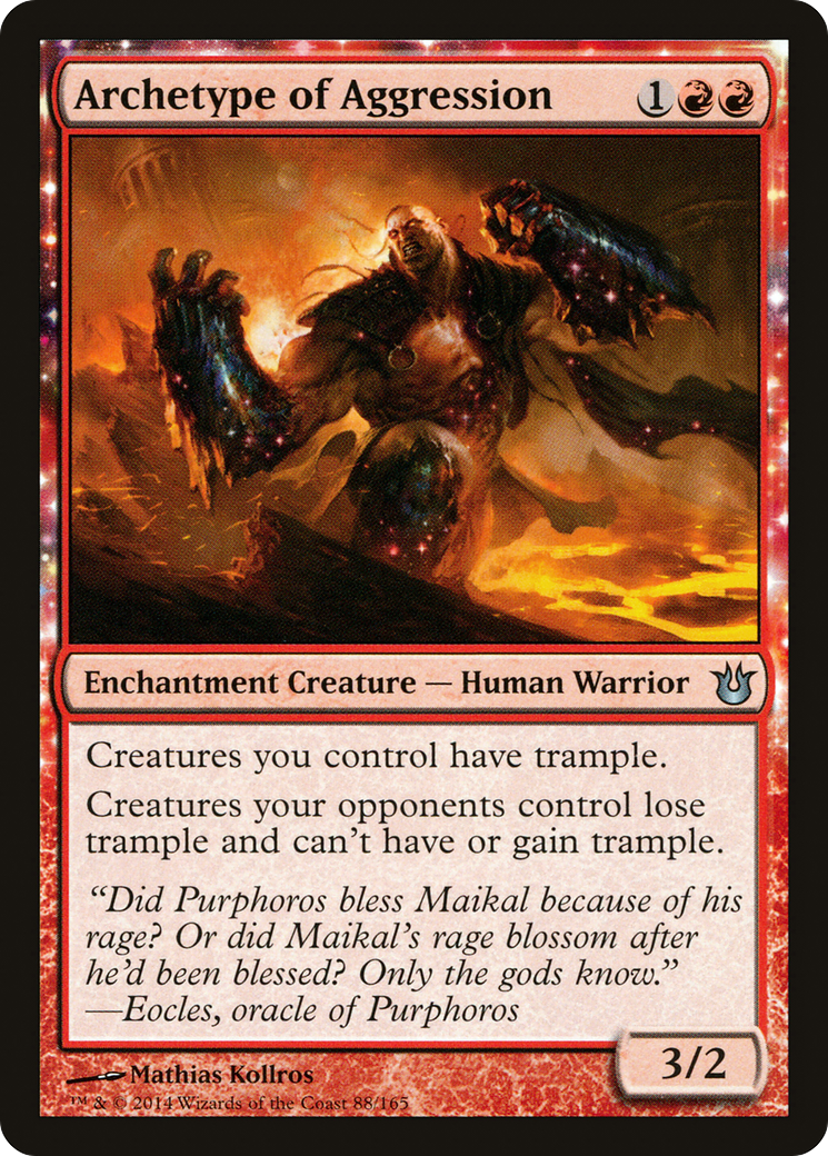 Archetype of Aggression (BNG-088) (Foil)