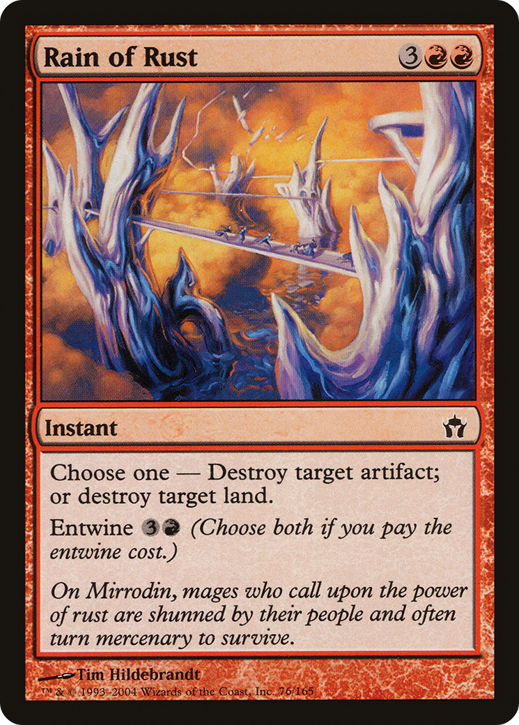 Rain of Rust (5DN-076) (Foil)