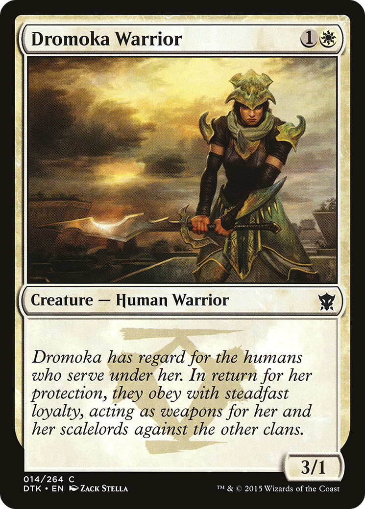 Dromoka Warrior (DTK-014) (Foil)