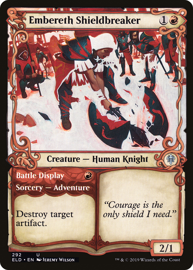 Embereth Shieldbreaker // Battle Display (ELD-292) (Showcase) (Foil)