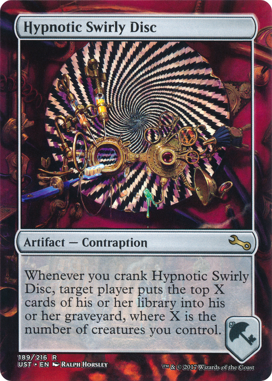 Hypnotic Swirly Disc (UST-189) (Borderless)