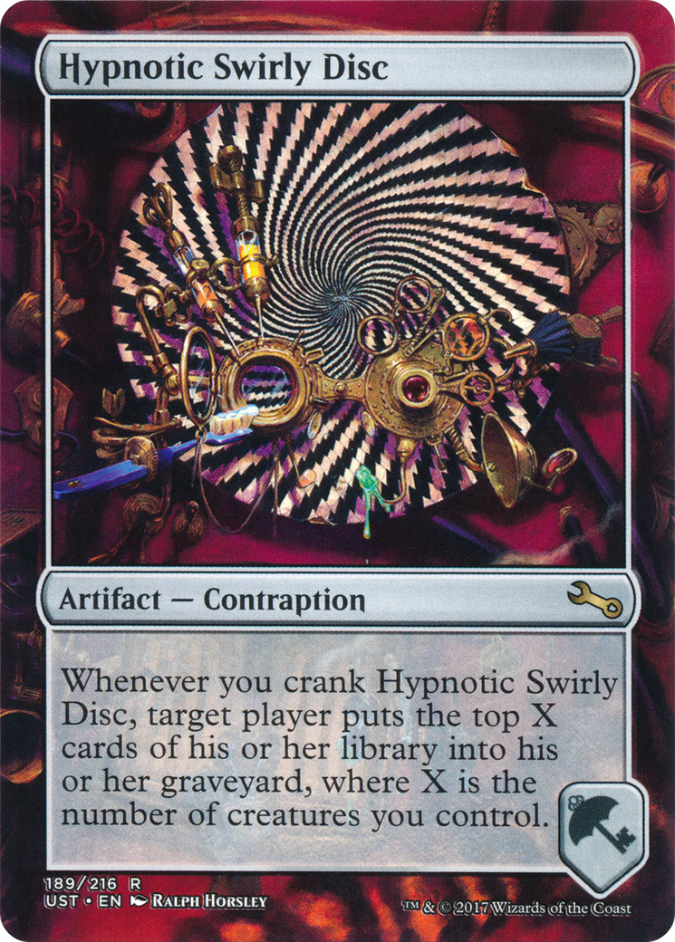 Hypnotic Swirly Disc (UST-189) (Borderless) (Foil)
