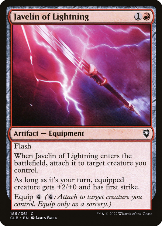 Javelin of Lightning (CLB-185) (Foil)