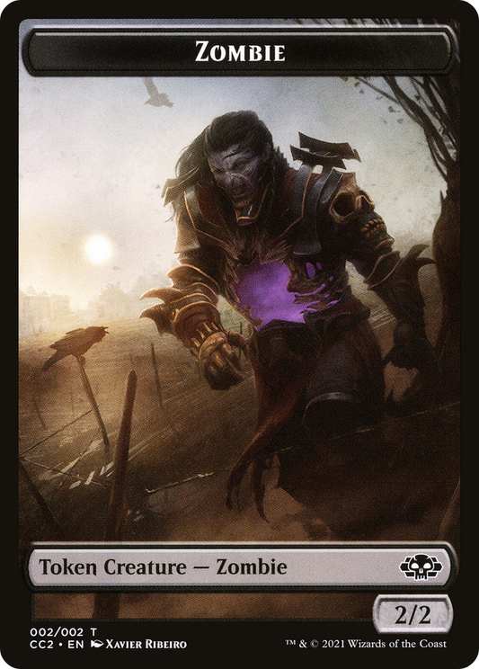Snake // Zombie Double-Sided Token (CC2-009)