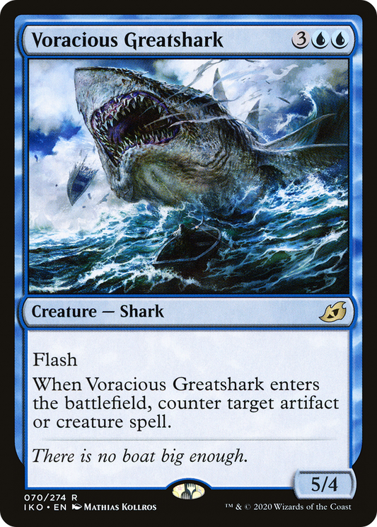 Voracious Greatshark (IKO-070) (Foil)