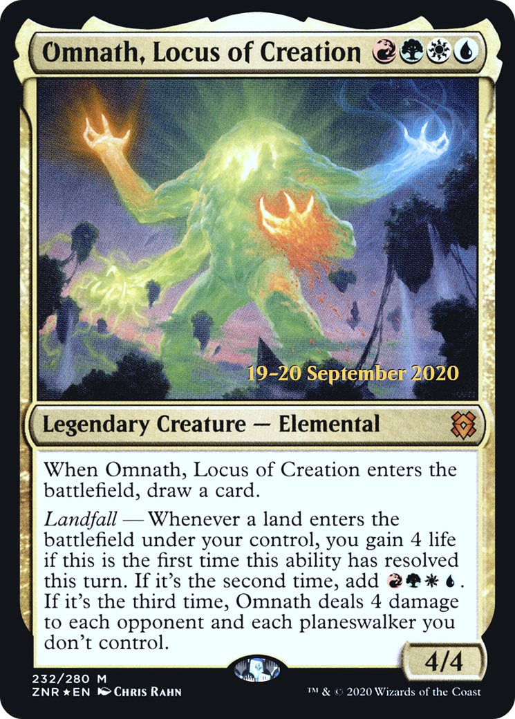 Omnath, Locus of Creation (PRE-232S) (Foil)