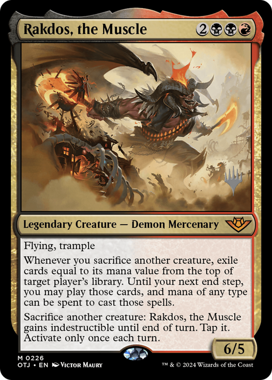 Rakdos, the Muscle (POTJ-226P) (Foil)