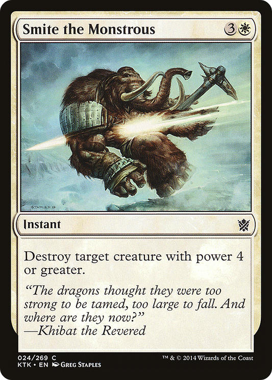 Smite the Monstrous (KTK-024)
