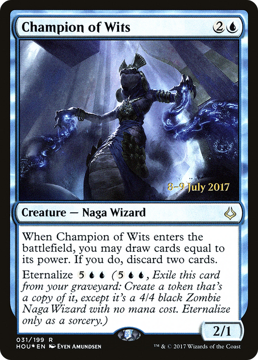 Champion of Wits (PRE-31S) (Foil)
