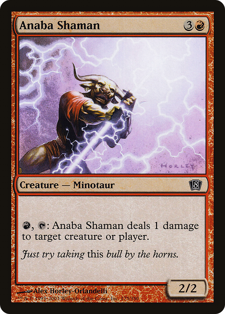Anaba Shaman (8ED-175★) (Foil)