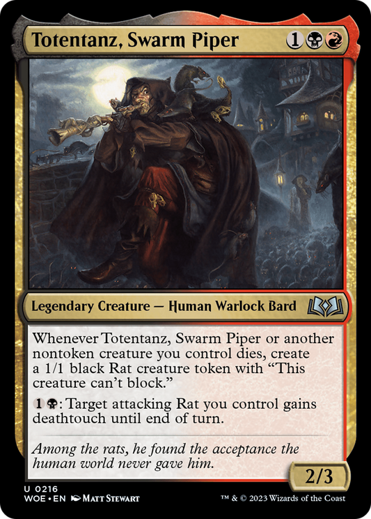 Totentanz, Swarm Piper (WOE-216) (Foil)