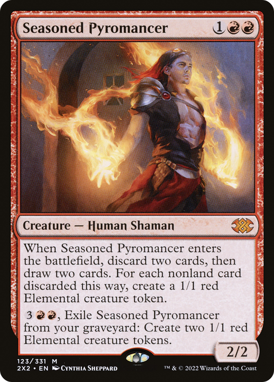 Seasoned Pyromancer (2X2-123) (Foil)