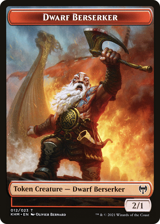 Dwarf Berserker Token (TKHM-012)