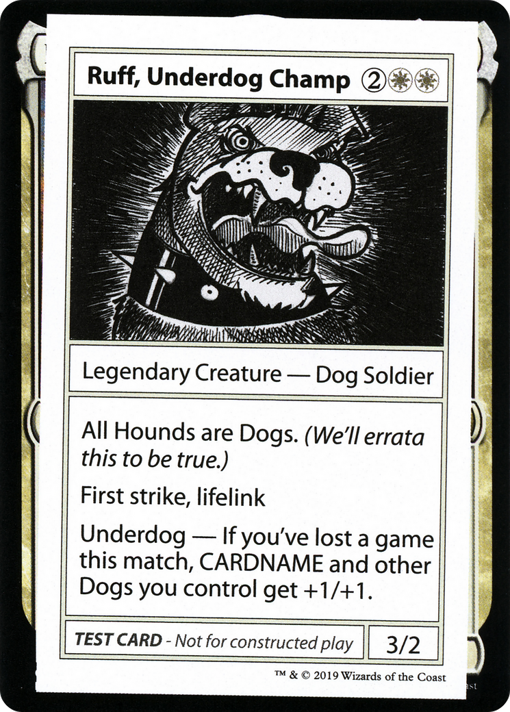 Ruff, Underdog Champ (CMB1-010)