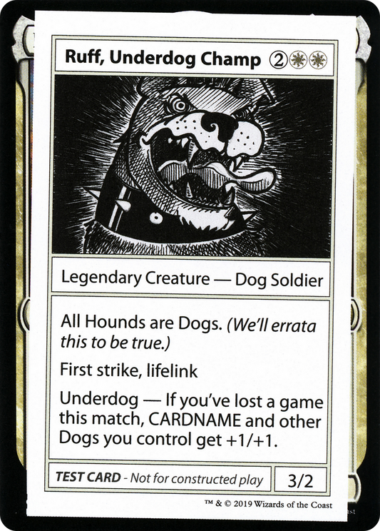 Ruff, Underdog Champ (CMB1-010)