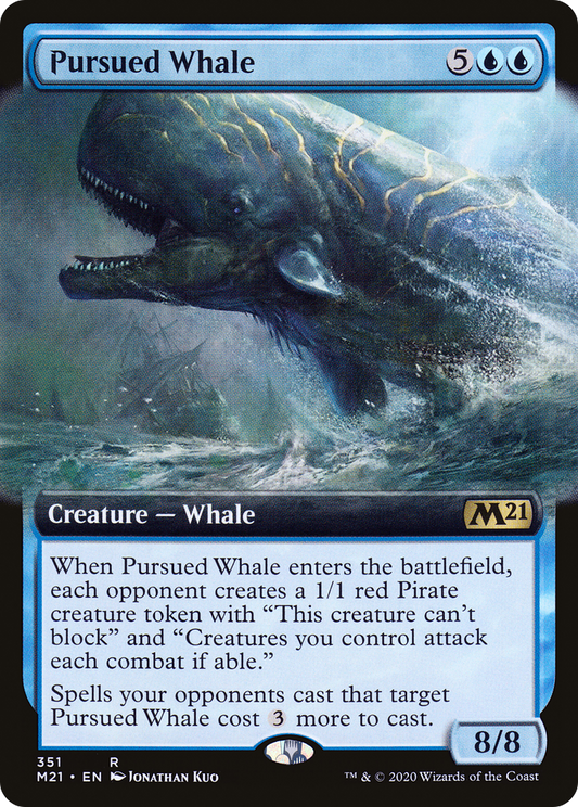 Pursued Whale (M21-351) (Extended Art) (Foil)