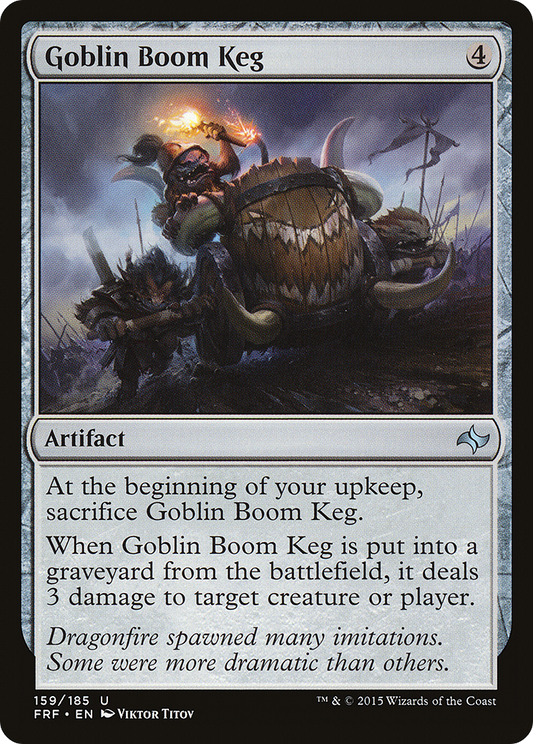 Goblin Boom Keg (FRF-159) (Foil)