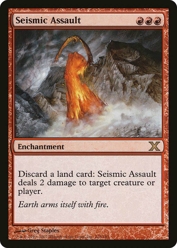 Seismic Assault (10E-228) (Foil)