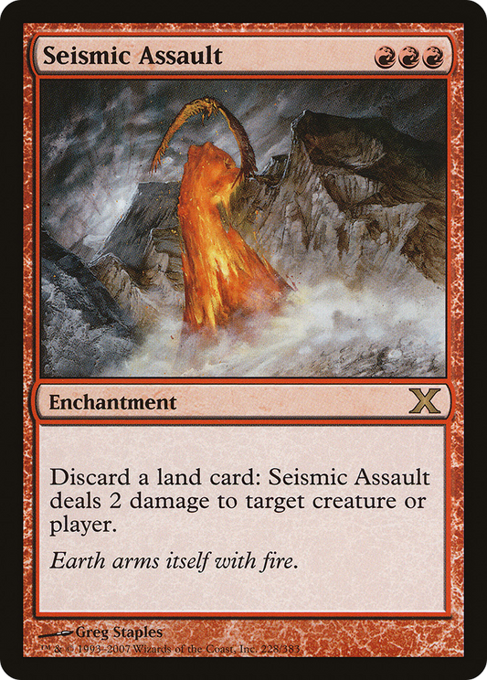 Seismic Assault (10E-228) (Foil)