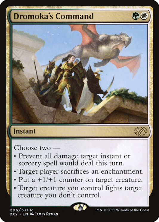 Dromoka's Command (2X2-206) (Foil)