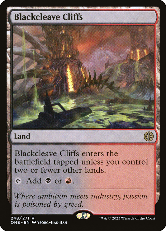 Blackcleave Cliffs (ONE-248) (Foil)