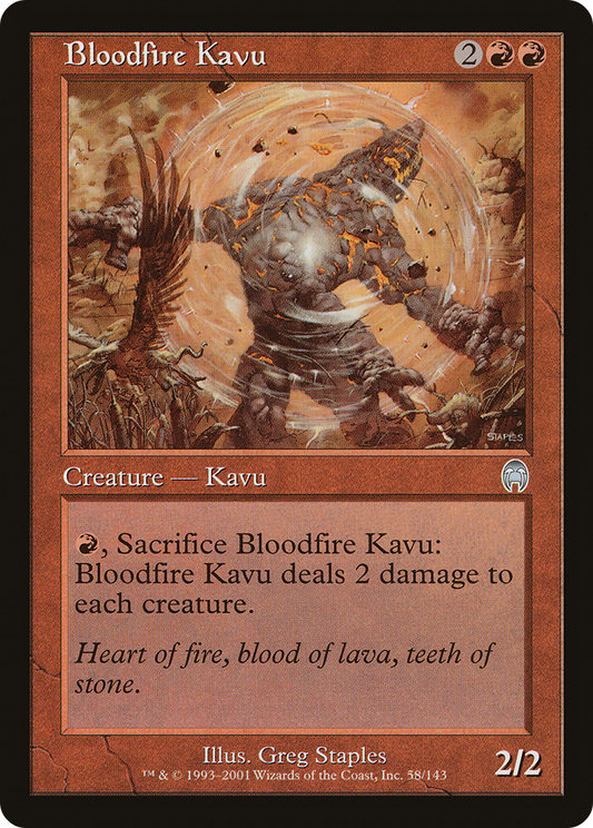 Bloodfire Kavu (APC-058) (Foil)