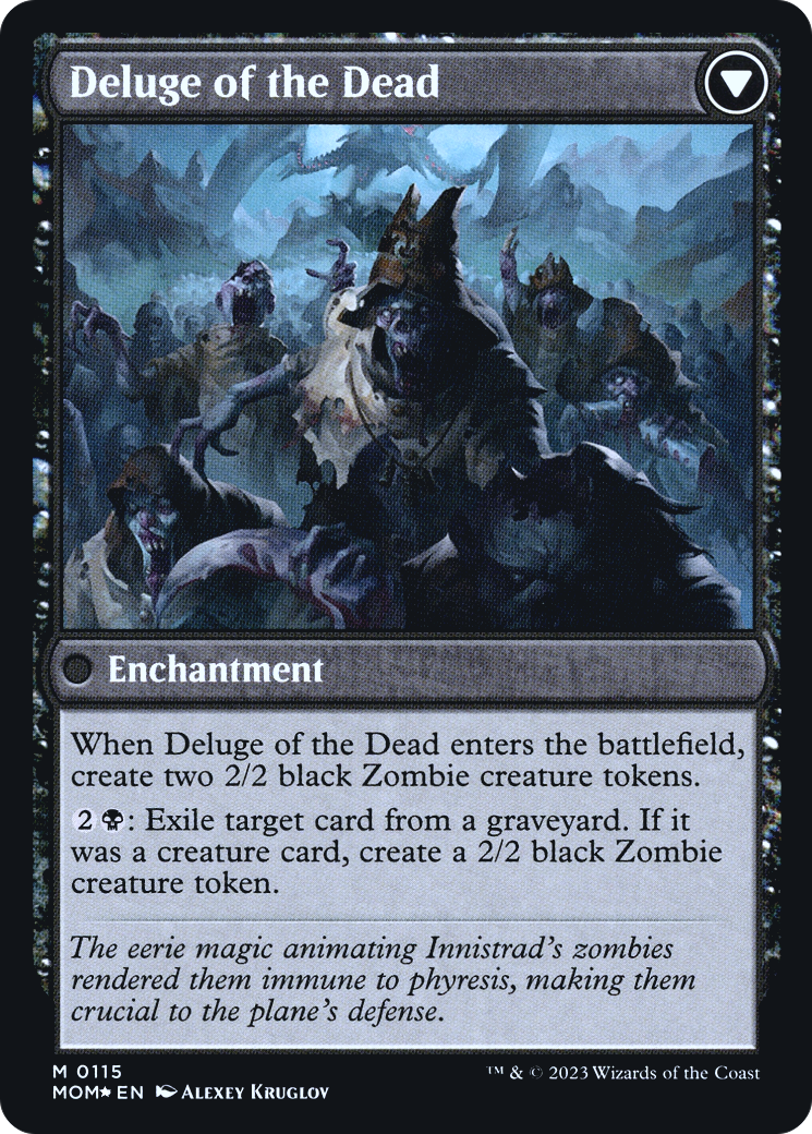Invasion of Innistrad // Deluge of the Dead (PRE-115S) (Foil)