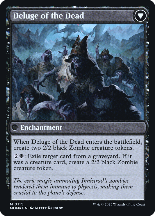 Invasion of Innistrad // Deluge of the Dead (PRE-115S) (Foil)