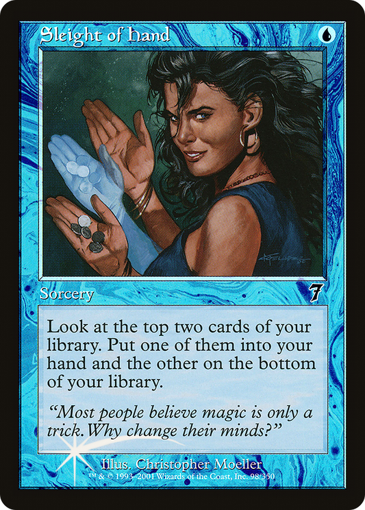 Sleight of Hand (7ED-98★) (Foil)
