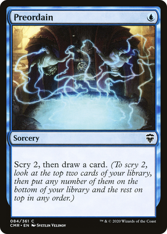 Preordain (CMR-084) (Foil)