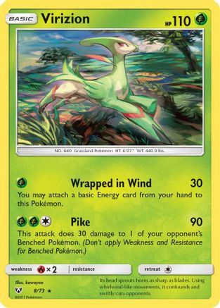 Virizion (SLG-008) (Reverse Holofoil)