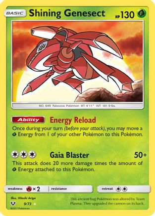 Shining Genesect (SLG-009) (Holofoil)