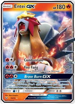 Entei GX (SLG-010) (Holofoil)