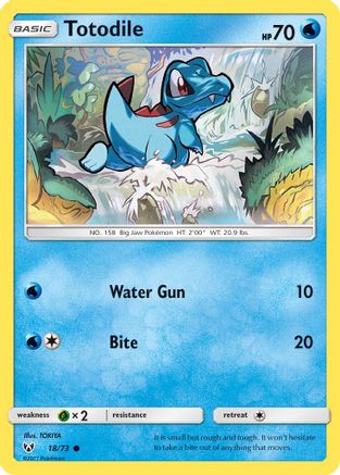 Totodile (SLG-018) (Reverse Holofoil)