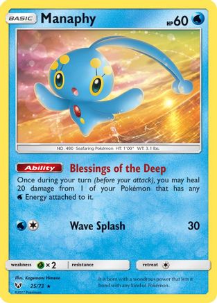 Manaphy (SLG-025) (Reverse Holofoil)