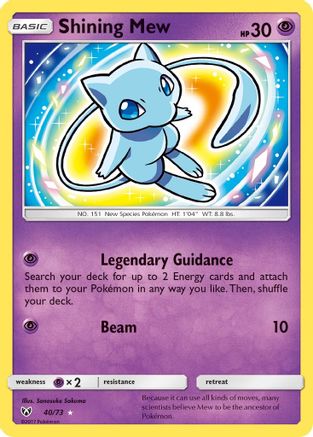 Shining Mew (SLG-040) (Holofoil)