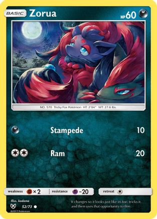 Zorua (SLG-052) (Reverse Holofoil)
