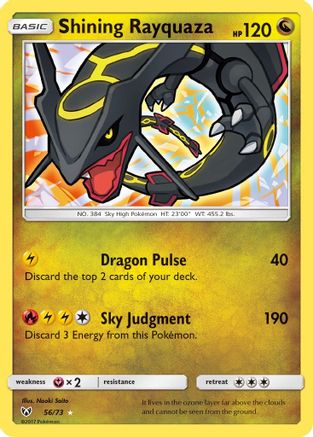 Shining Rayquaza (SLG-056) (Holofoil)