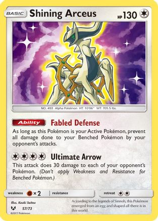 Shining Arceus (SLG-057) (Holofoil)