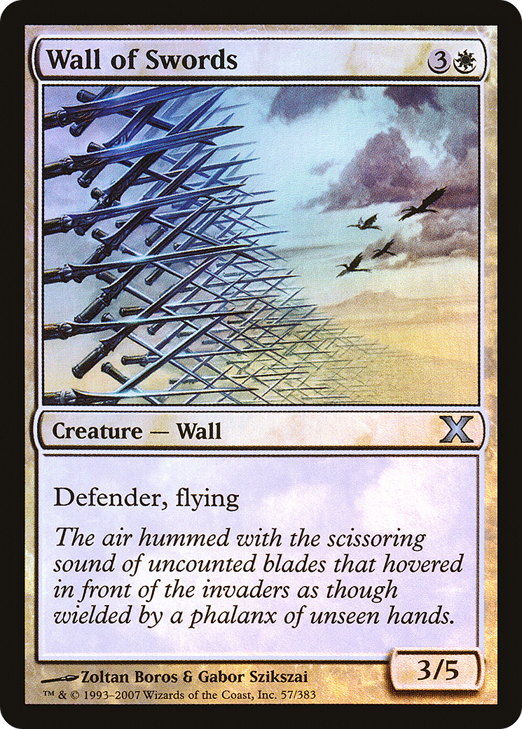 Wall of Swords (10E-57★) (Foil)