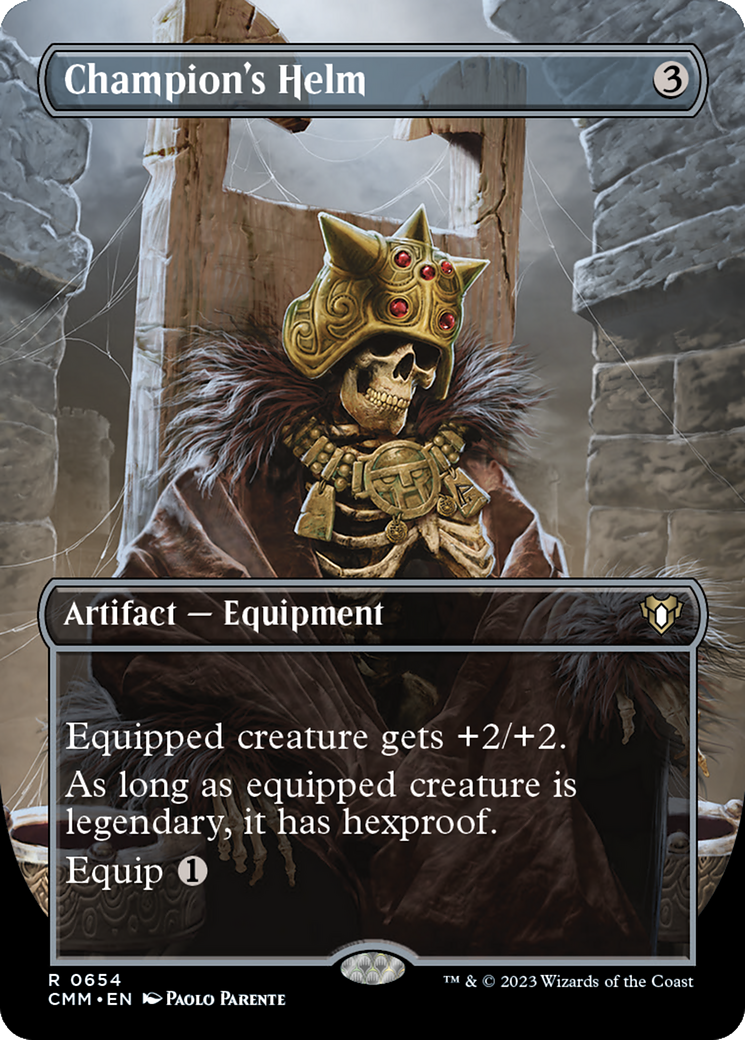 Champion's Helm (CMM-654) (Borderless) (Foil)